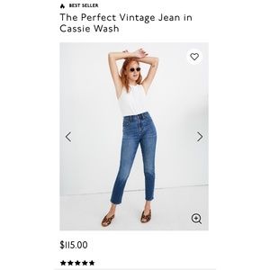 The Perfect Vintage Jean in Cassie Wash